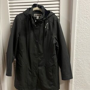 Kristen Blake Charcoal Gray Coat